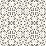 Abstract seamless geometric islamic wallpaper pattern N7