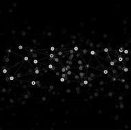Molecule structure black background for communication science vector illustration N2