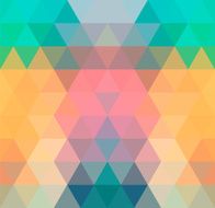 Mosaic triangle background N44
