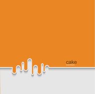 Vector modern cake background design
