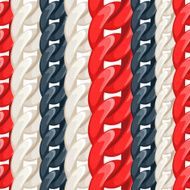 Colorful plastic or metal chains pattern N2