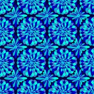Vector abstract seamless blue pattern
