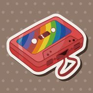 Audiotape theme elements N45