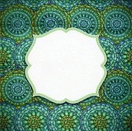 floral frame N104
