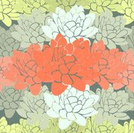 Seamless Abstract colorful background with water lilies N2