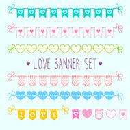 Love banner set