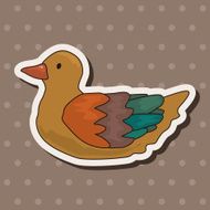 bird cartoon theme elements vector eps N117