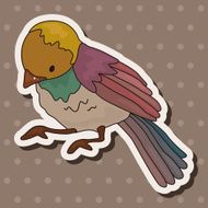 bird cartoon theme elements vector eps N121