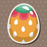 easter egg theme elements background eps10 N56