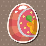 easter egg theme elements background eps10 N57