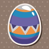 easter egg theme elements background eps10 N59