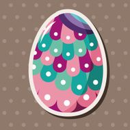 easter egg theme elements background eps10 N64