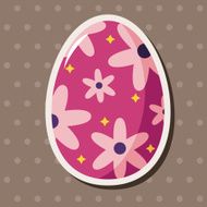 easter egg theme elements background eps10 N67