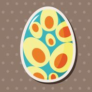 easter egg theme elements background eps10 N69