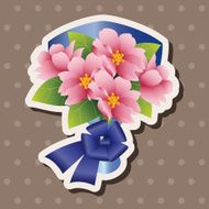 flower bouquet theme elements vector eps N55