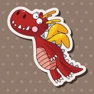 dragon theme elements vector eps N55