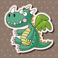 dragon theme elements vector eps N61