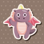 dragon theme elements vector eps N62