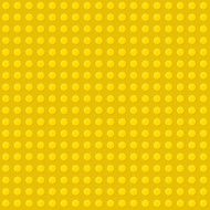 Yellow Seamless Background of Plastic Construction Block Vector