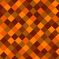 Orange and Red Colored Squares Seamless Background Vector