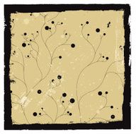Abstract Grunge Foliage