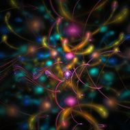 Abstract fractal background N167