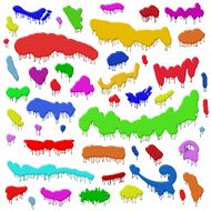 Dripping Paint Splodges