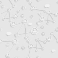 Tech grey paper seamless design