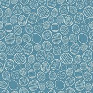 Seamless pattern of Easter eggs