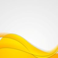 Bright yellow waves corporate design