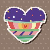 love heart cartoon elements vector eps N51