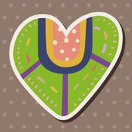 love heart cartoon elements vector eps N53
