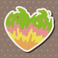 love heart cartoon elements vector eps N55