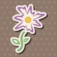 flower theme elements vector eps N157