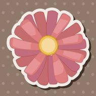 flower theme elements vector eps N159