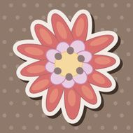 flower theme elements vector eps N161