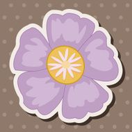 flower theme elements vector eps N164