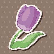 flower theme elements vector eps N166