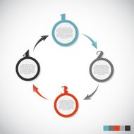 Infographic Templates for Business Vector Illustration N2053