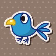 bird cartoon theme elements N49