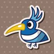 bird cartoon theme elements N54