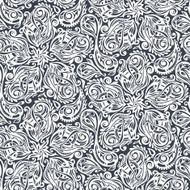Seamless ornate floral pattern N6