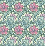 Seamless Floral Pattern N1299