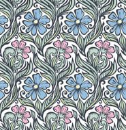 Seamless Floral Pattern N1302