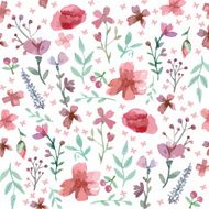 Flowers and leaves pattern N2