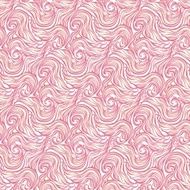 Seamless abstract hand-drawn curly pattern with waves and swirls N3