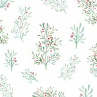 Flowers and leaves pattern N6