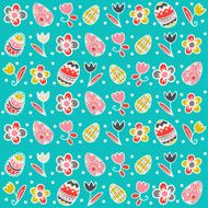 Easter background with eggs N6