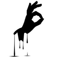 silhouette hand N2