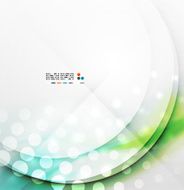 Blurred vector wave modern design
